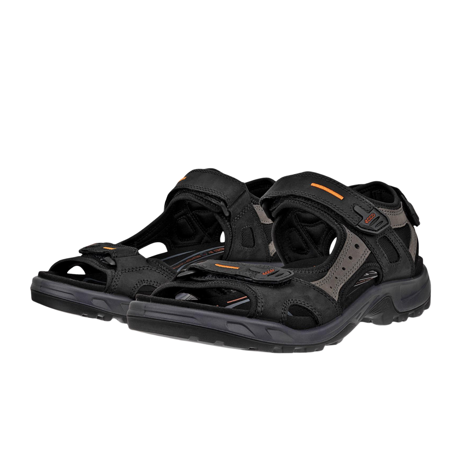 Ecco Offroad Black/ Grey Mens Sandal