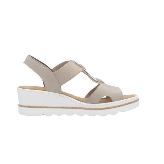 Rieker Wright674 Beige/White