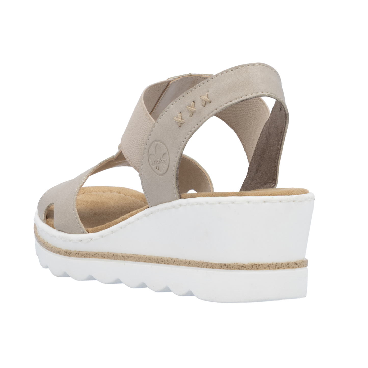 Rieker Wright674 Beige/White