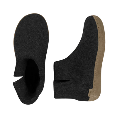 Glerups The Leather Boot charcoal