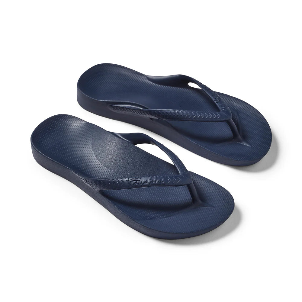 Archies Arch Support Jandals  Navy