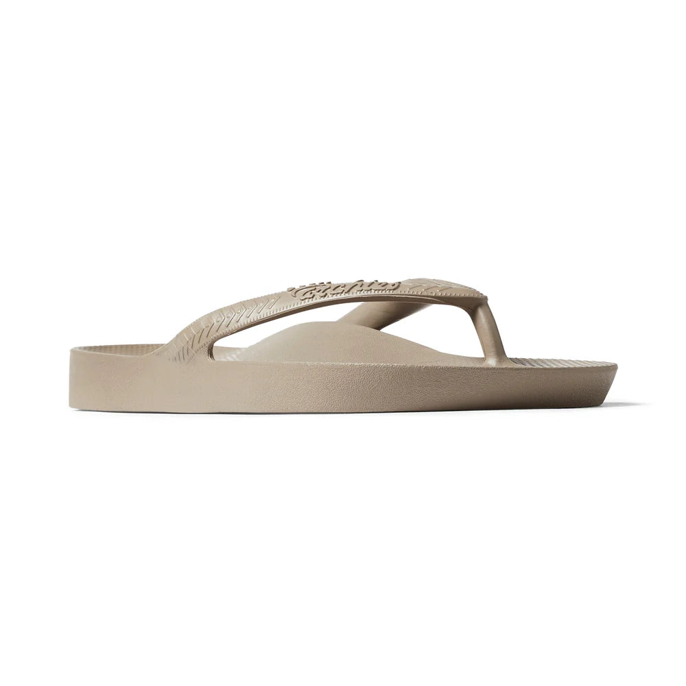 Archies Arch Support Jandals Taupe