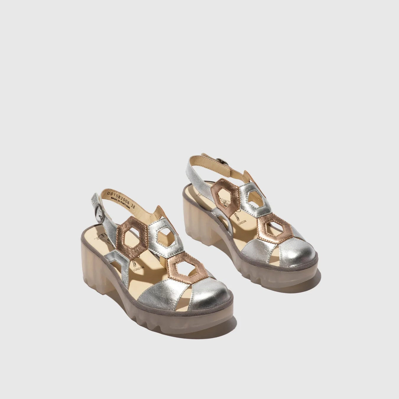 Fly London Trul Silver/Sahara