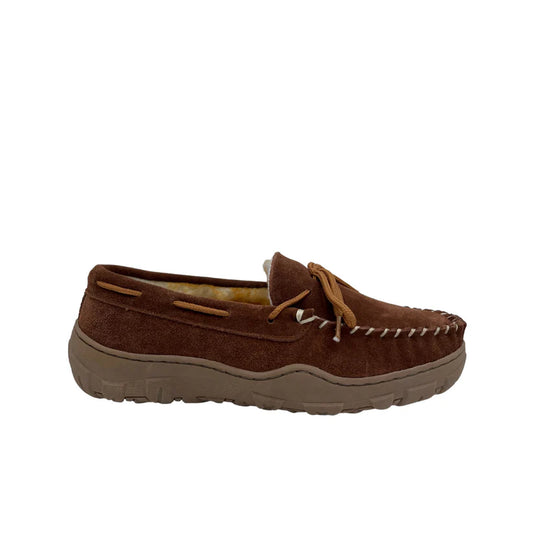 Tamarac Utah Cow Suede Slippers Allspice Mens