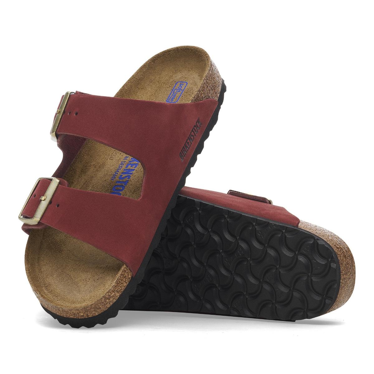Birkenstock Arizona SFB Nubuck Leather Zinfandel