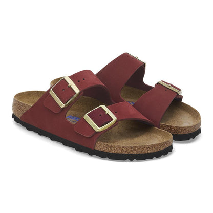 Birkenstock Arizona SFB Nubuck Leather Zinfandel