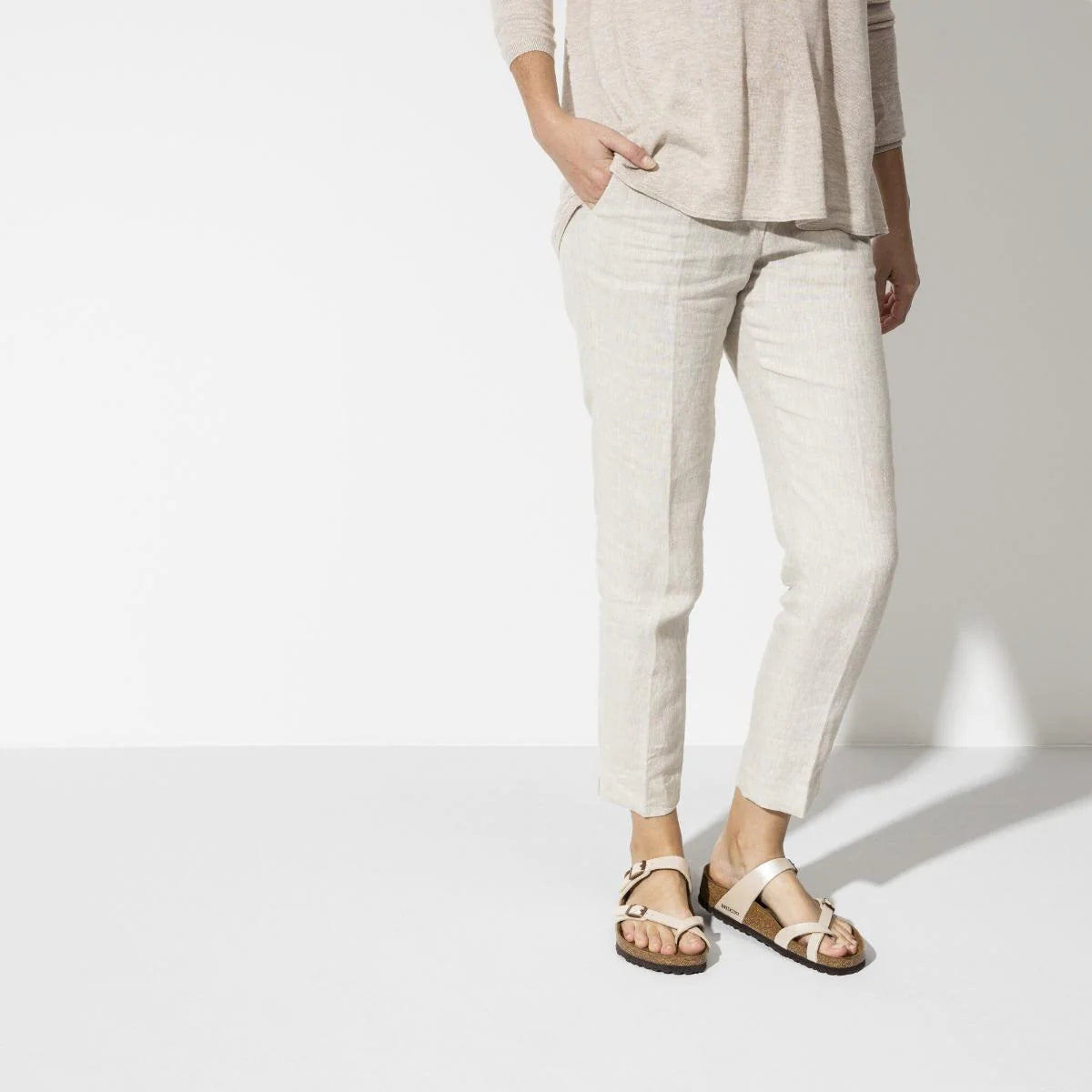 Birkenstock Mayari Birko-Flor Graceful Pearl White 71661