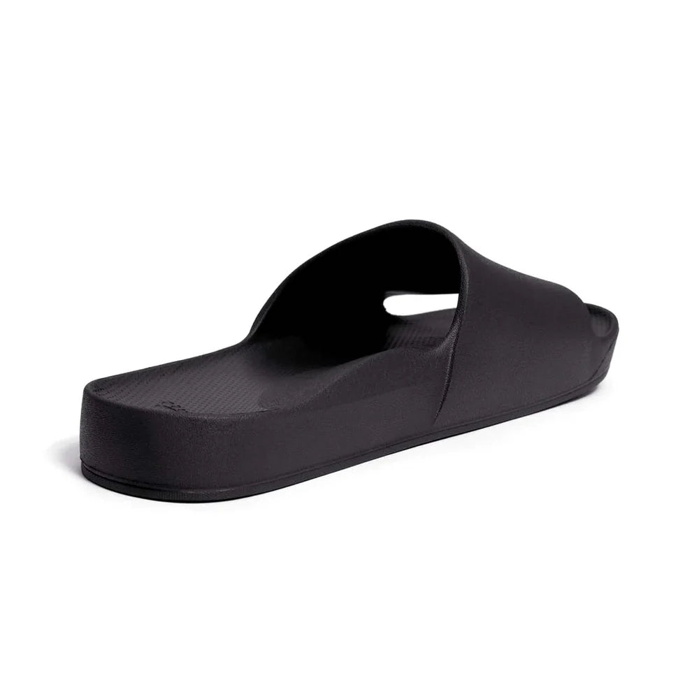 Archies Arch Support Slides Black
