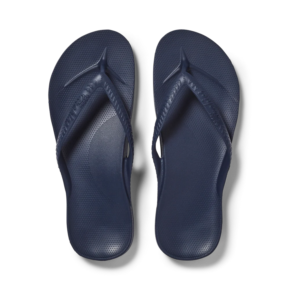 Archies Arch Support Jandals  Navy