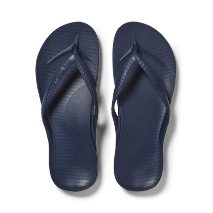 Archies Arch Support Jandals  Navy